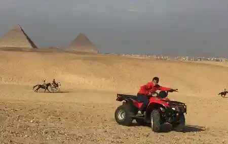 Desert Safari by Quad Bike at Giza Pyramids